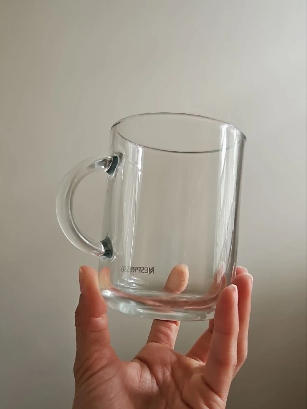 Nespresso Clear Glass Espresso Mugs - Clear